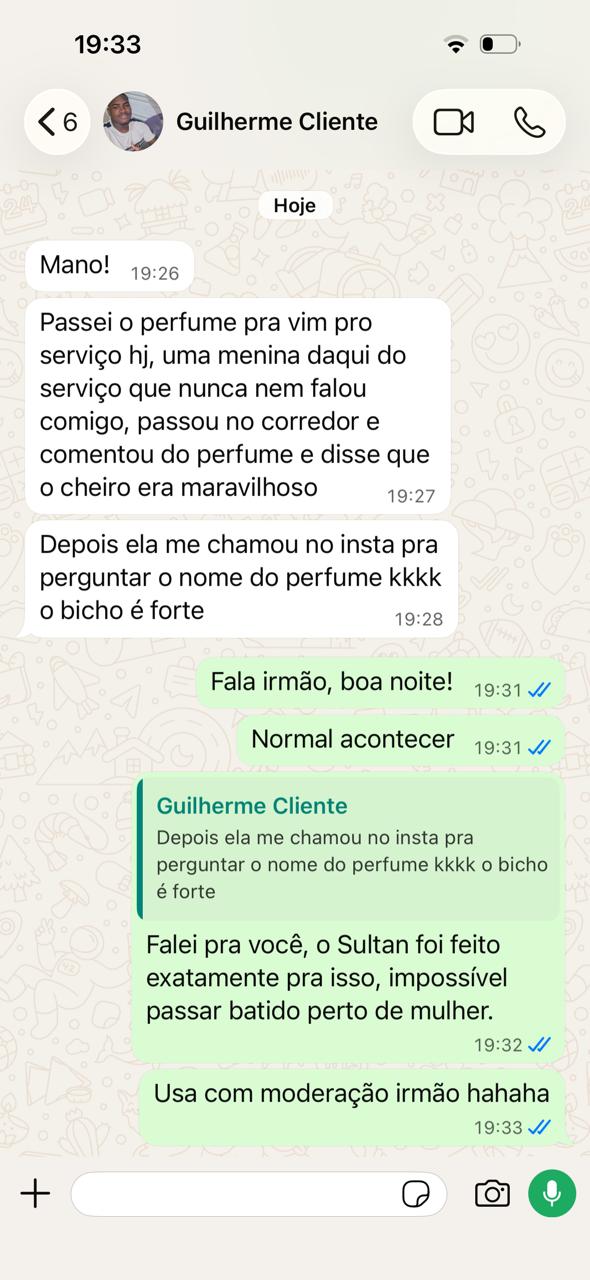 Depoimento de Guilherme sobre o Sultan Dubai