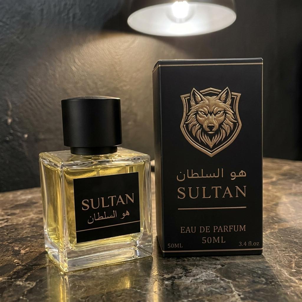 Frasco Sultan Dubai de 50ml com sua caixa